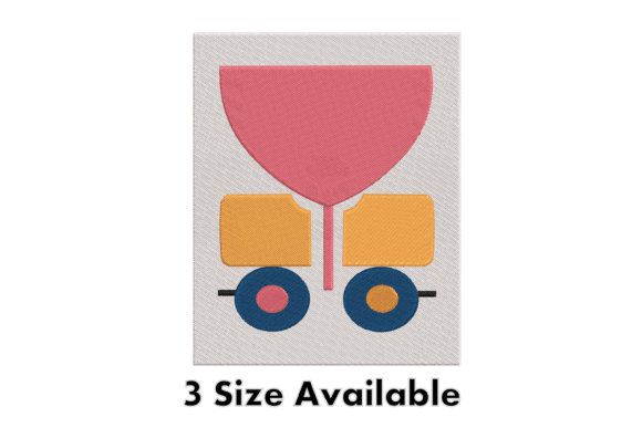 Cute Truck Embroidery Design File