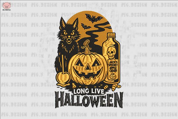 Long Live Halloween Embroidery