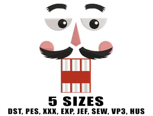 Nutcracker Style Embroidery Design