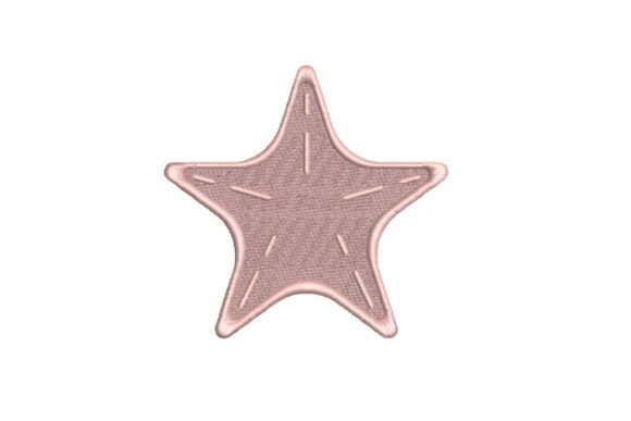 Underwater Sea Star Embroidery Design